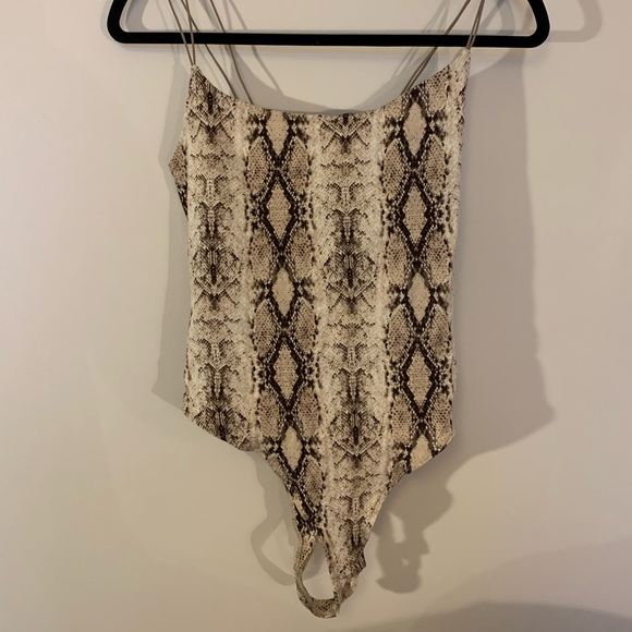 Garage Tops - Snakeskin bodysuit